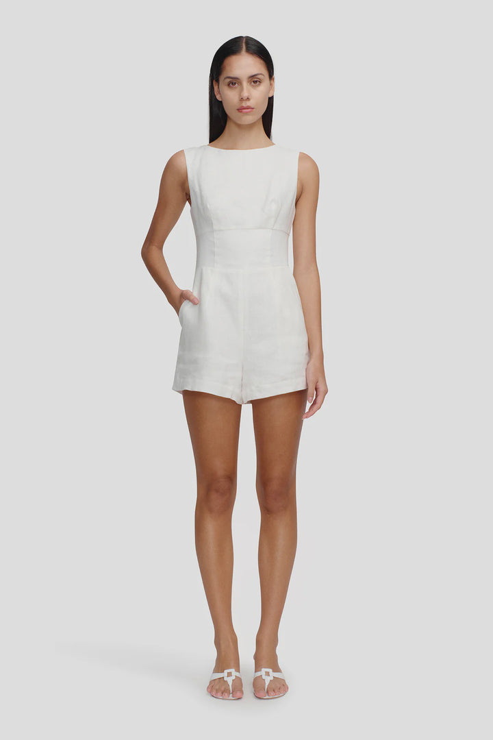 Ownley Millie Romper - Ivory