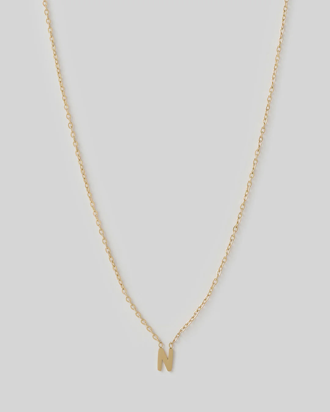 Arms Of Eve Mini Initial Gold Necklace - N