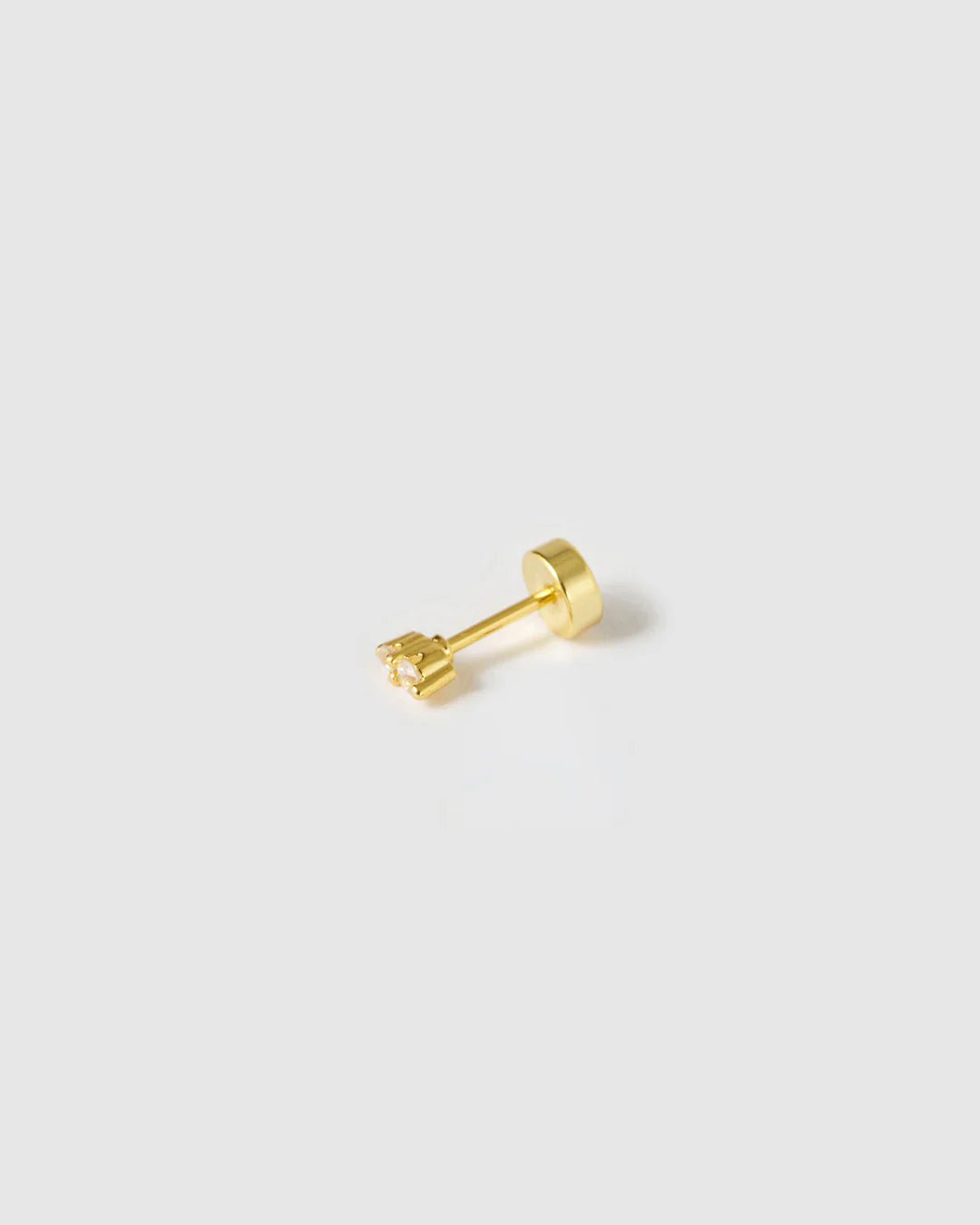 Arms Of Eve Mischa Flat Back Earrings Gold