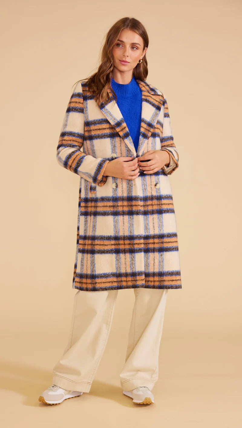 Minkpink Morgan Coat - Check