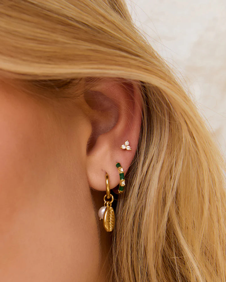 Arms Of Eve Papaya Enamel Huggies - Blueberry