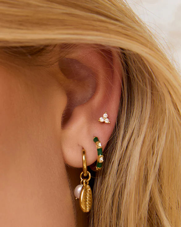 Arms Of Eve Coralie Pearl Earrings Gold
