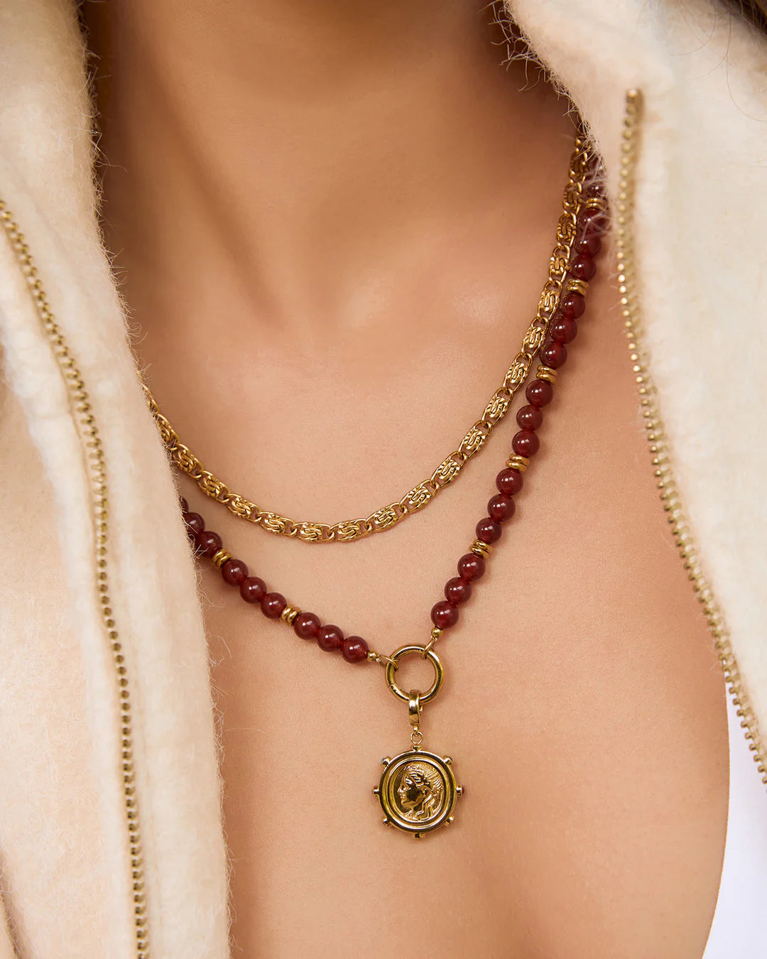 Arms Of Eve Fox Gold Necklace