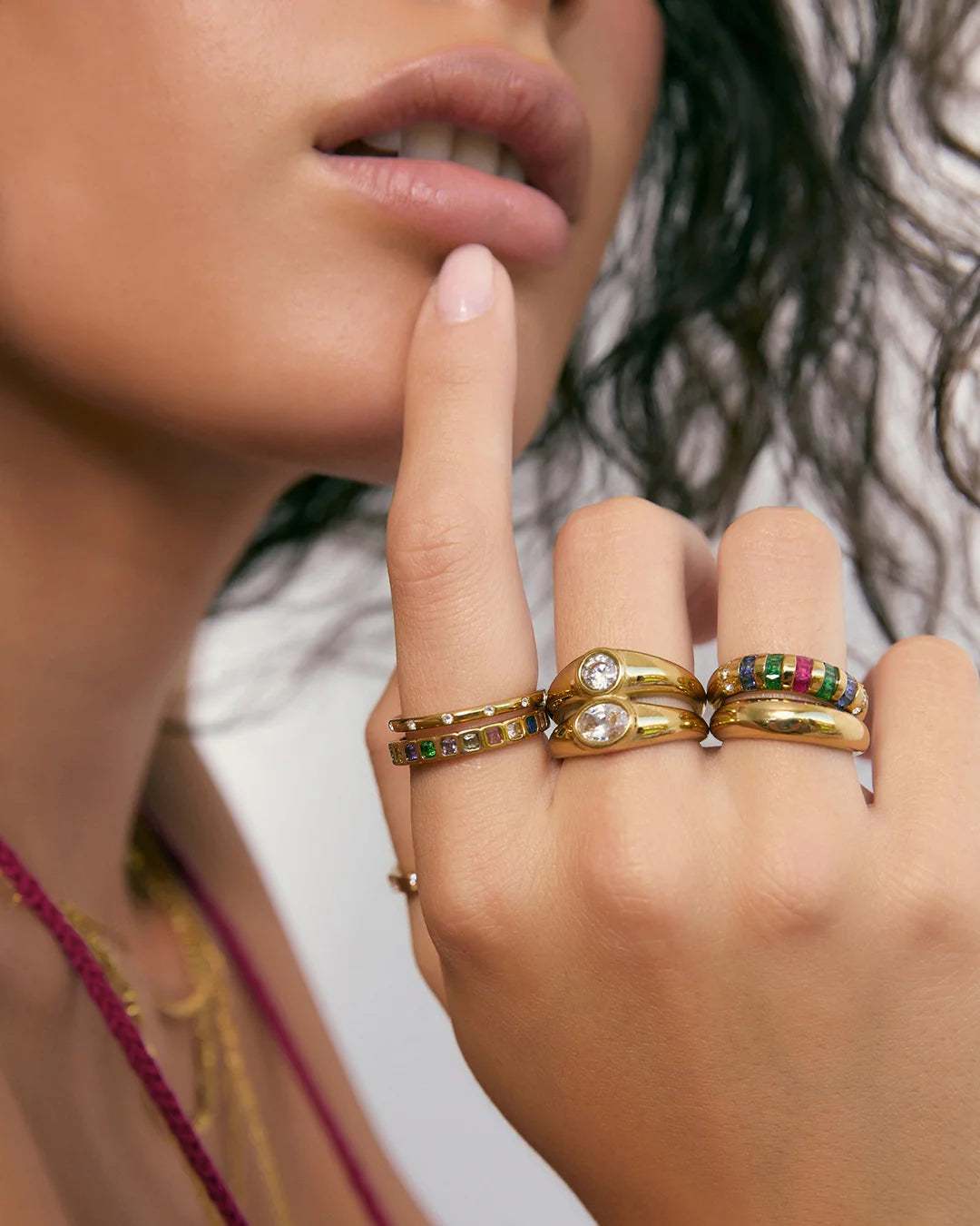 Arms Of Eve Quinn Gold Ring - Multi