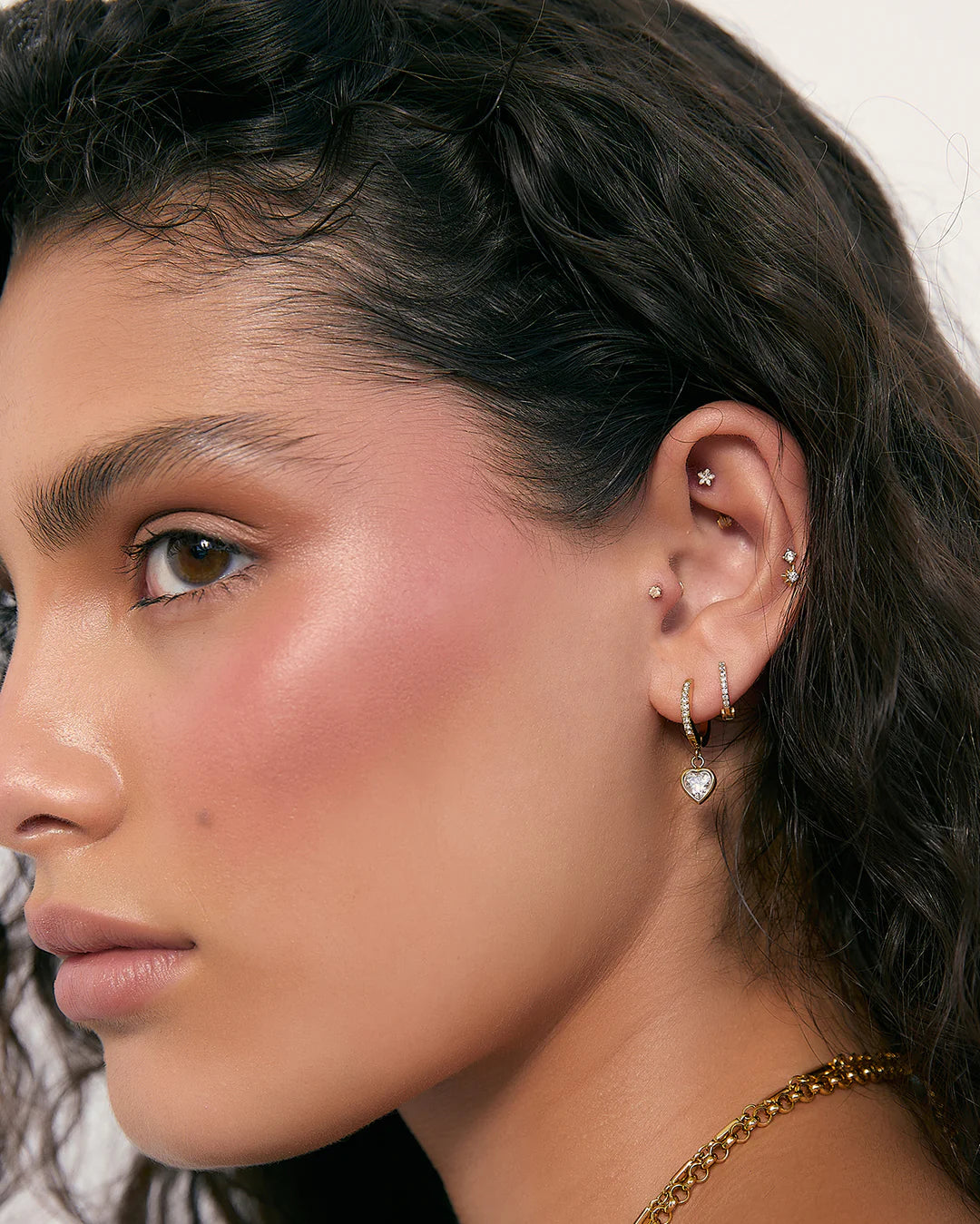 Arms Of Eve Sugar Gold Huggie Earrings