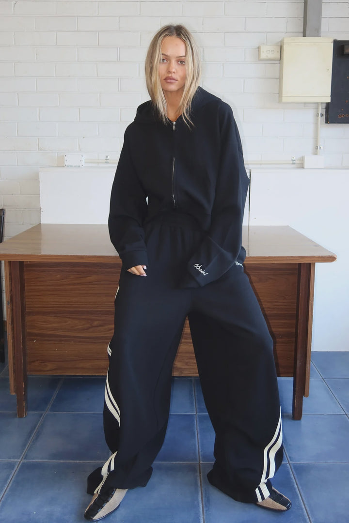 SSAINT Barrel Trackpant - Black/Butter