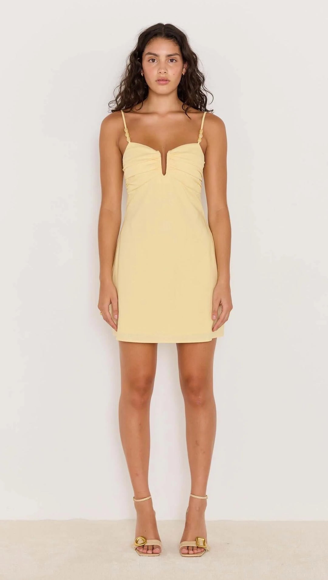 MinkPink Gigi Mini Dress - Butter