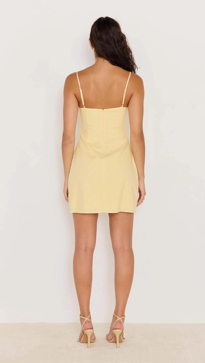 MinkPink Gigi Mini Dress - Butter