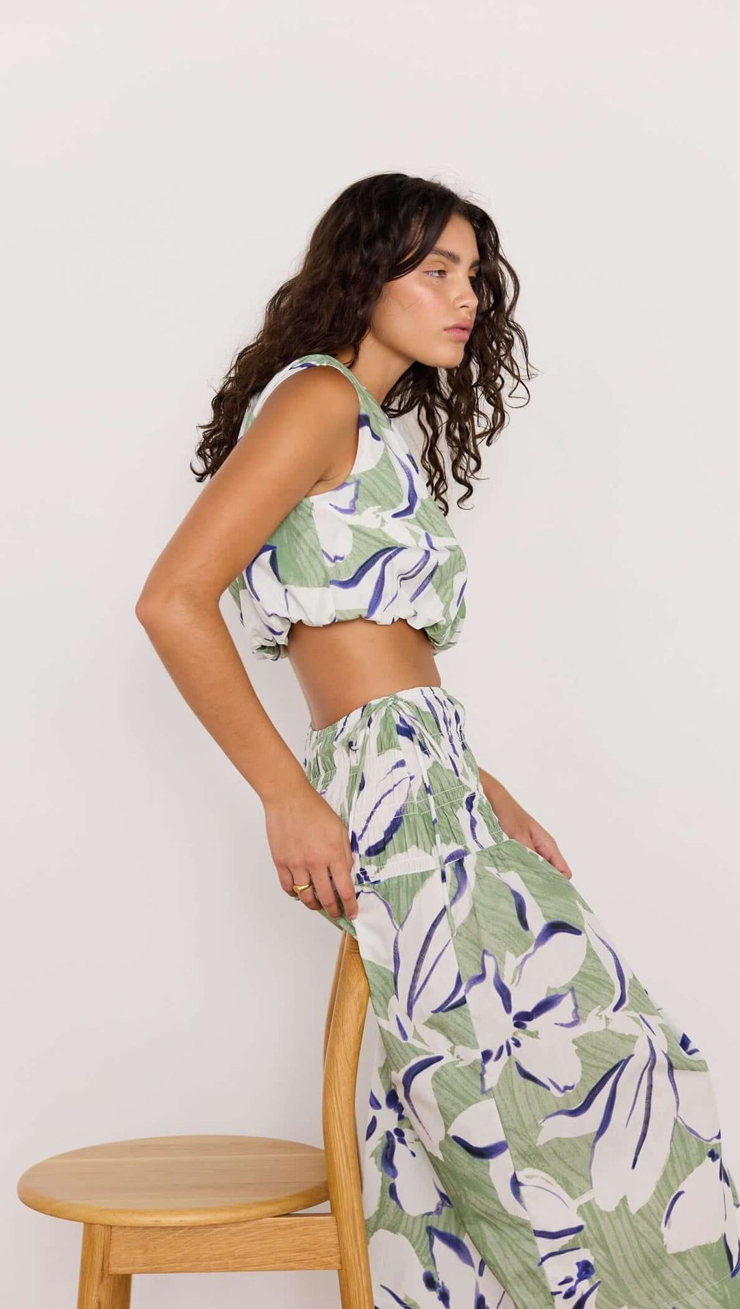 MinkPink Veda Bubble Top - Floral