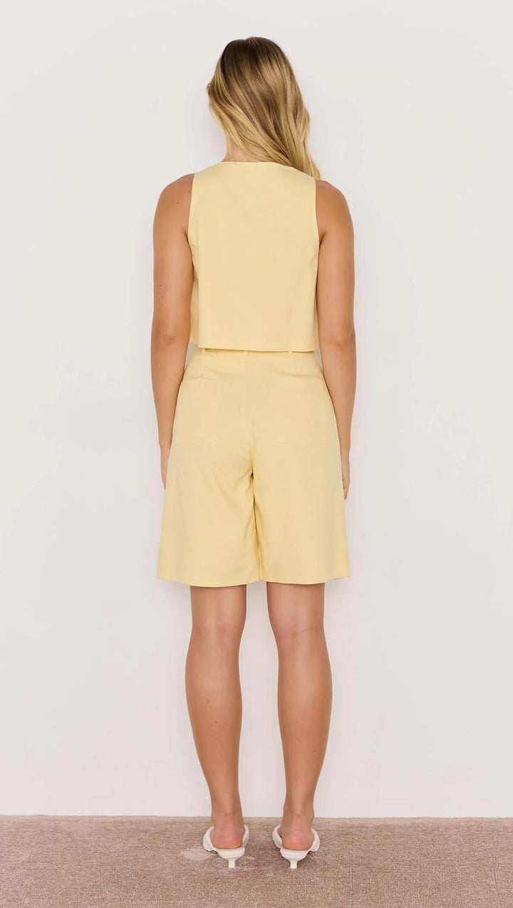 MinkPink Gigi Bead Front Top - Butter