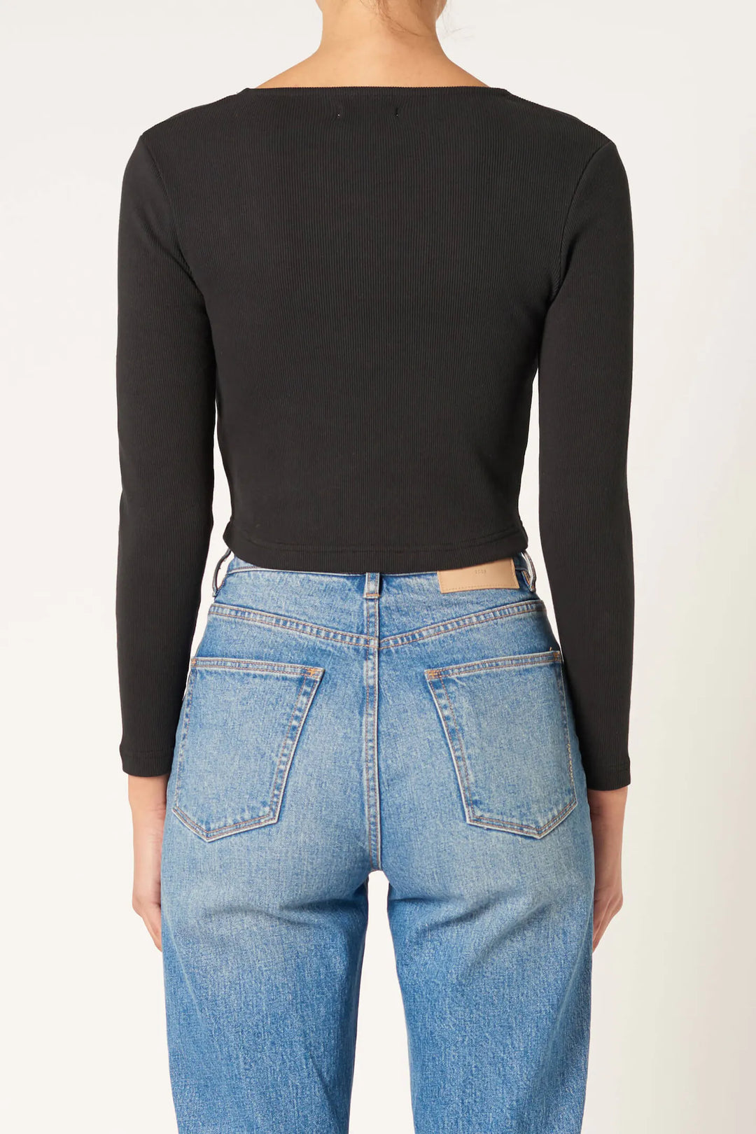 Jonesy Square Neck Top - Black