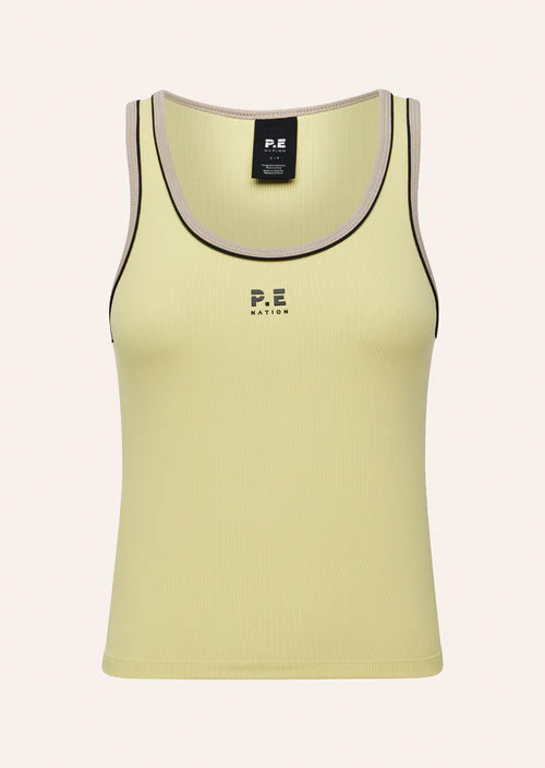 P.E Natin Nexus Rib Tank - Lemonade
