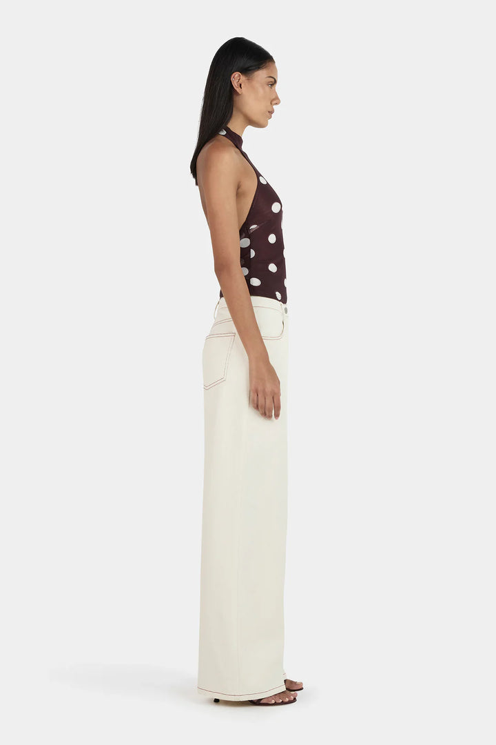 Ownley Nola Halter Top - Pinot Polka