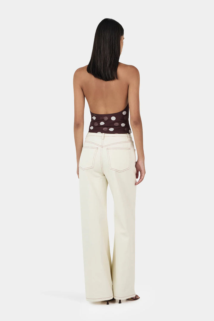 Ownley Nola Halter Top - Pinot Polka