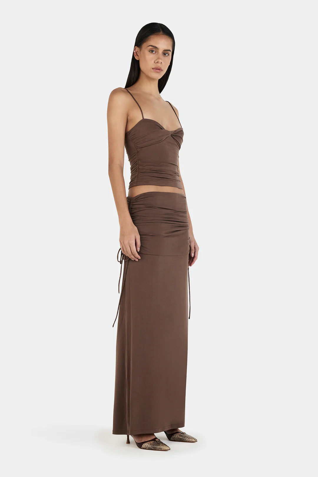 Ownley Norina Top-Chocolate