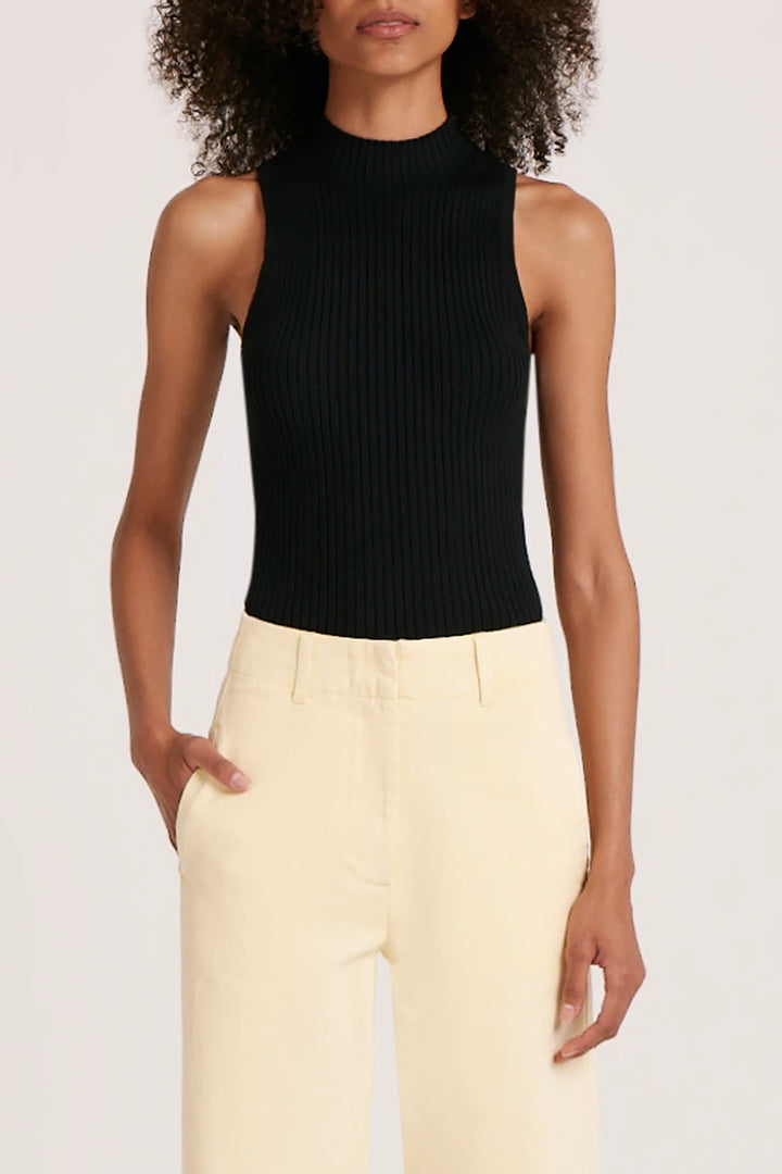 Nude Lucy Onda Knit Tank - Black