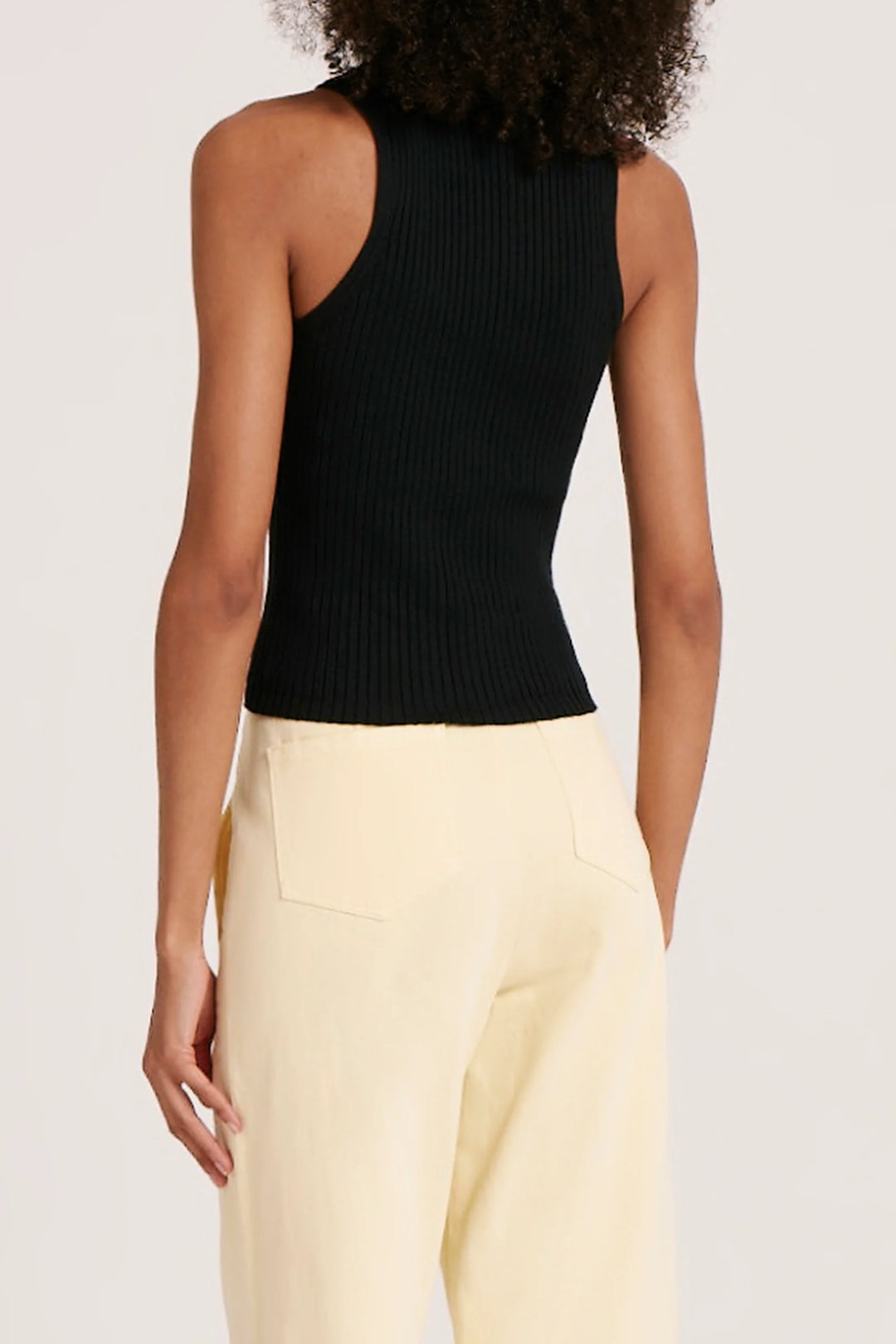 Nude Lucy Onda Knit Tank - Black