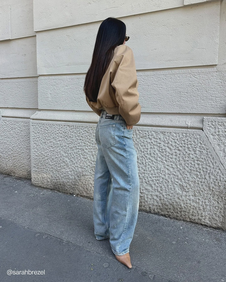 Dr Denim Nika Mid Straight Jean - Drift Light Used