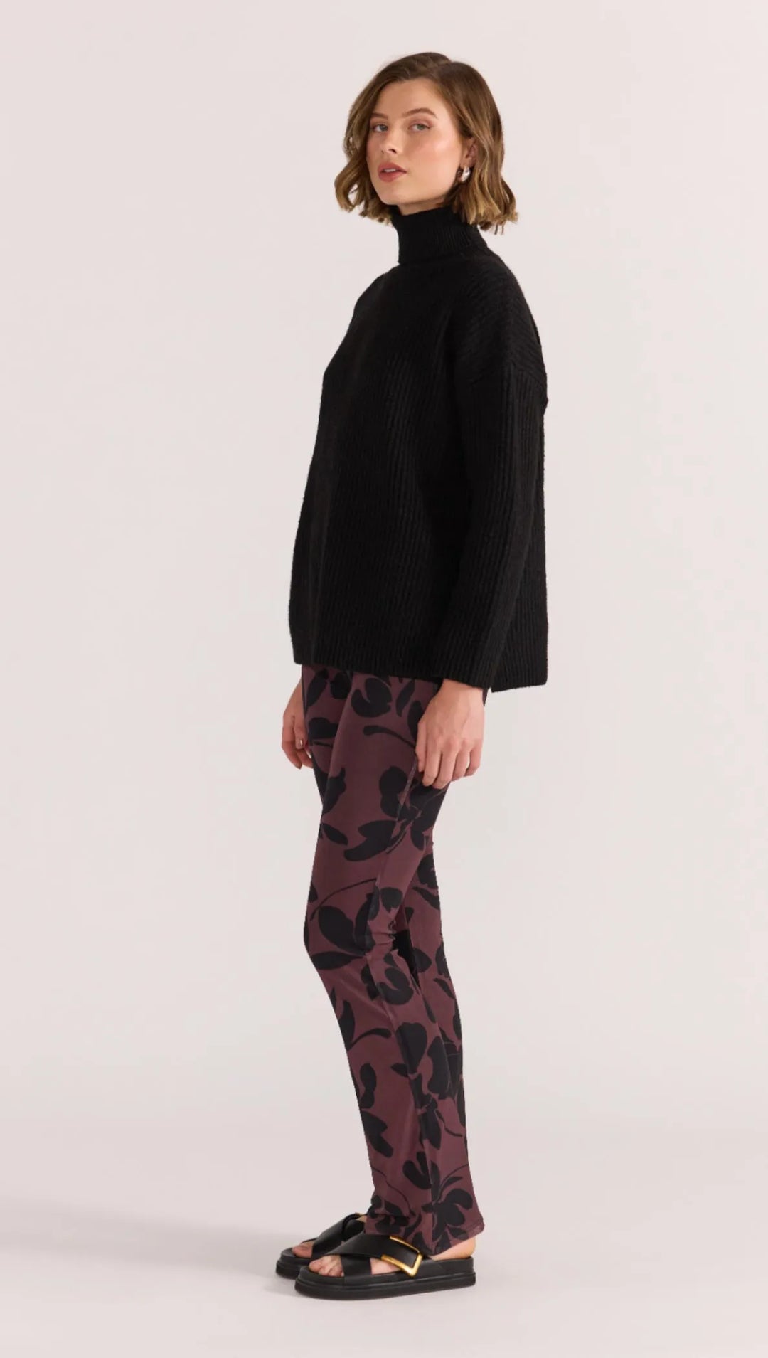 Staple The Label Olina Mesh Pants - Abstract/Floral