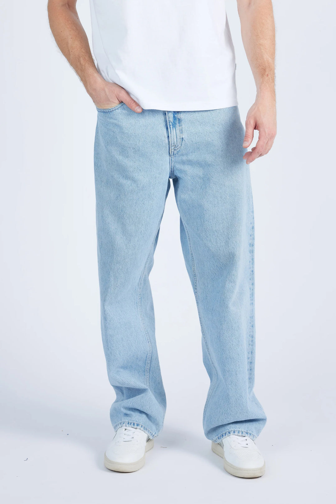 Dr Denim Omar Baggy Jean- Stream Light Retro