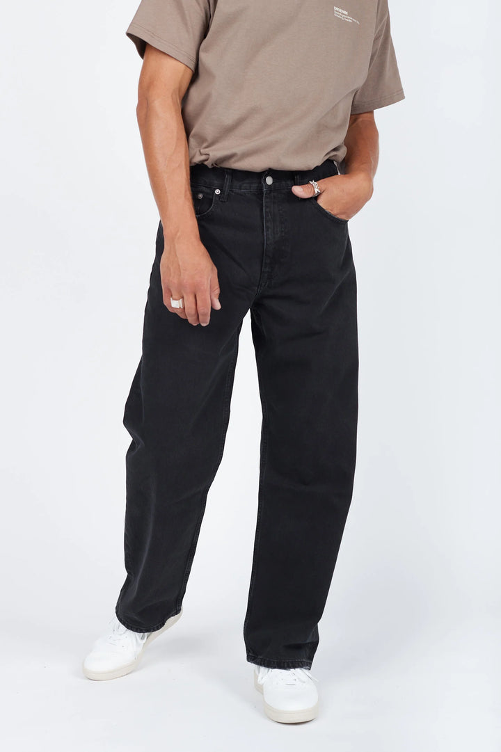 Dr Denim Omar Baggy Jean - Worn Black