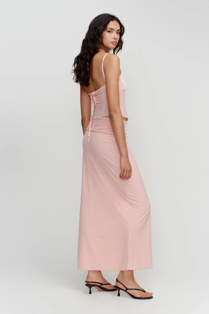 Ownley Opal Contrast Top - Ballerina