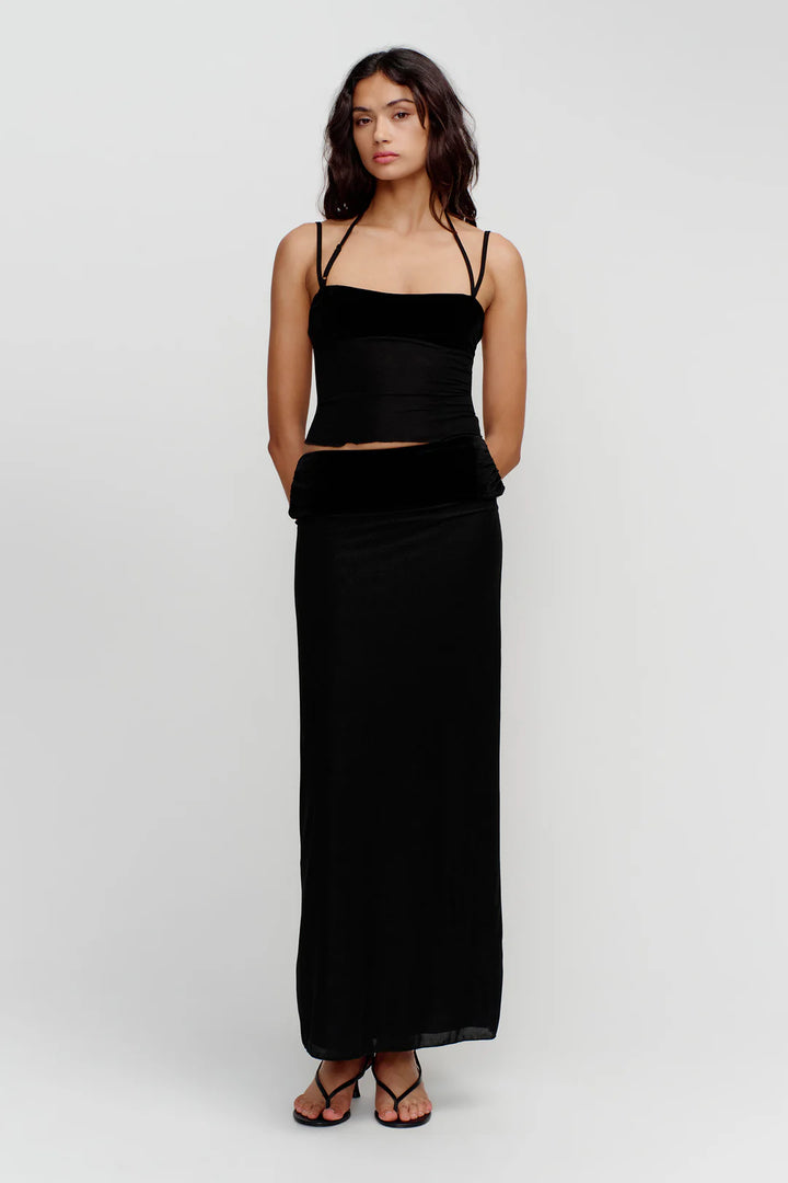 Ownley Mischa Midi Skirt - Black