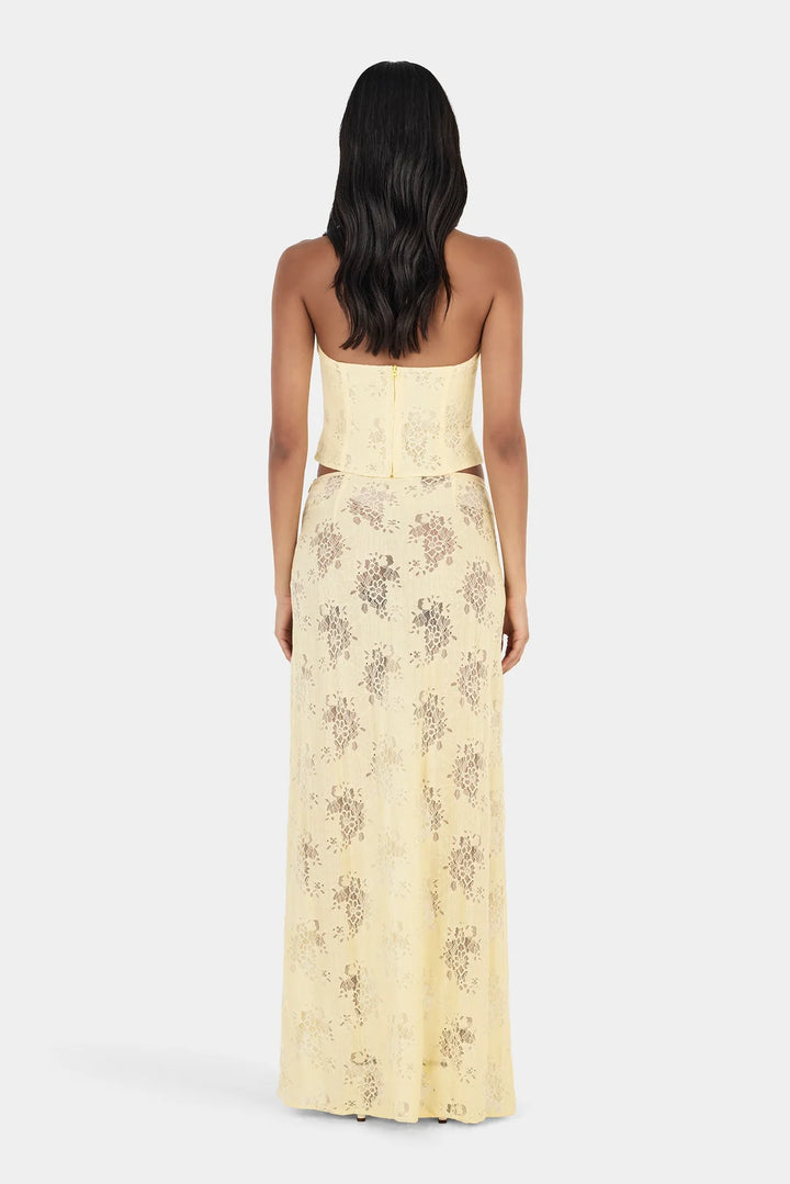 Ownley Gem Lace Top - Butter
