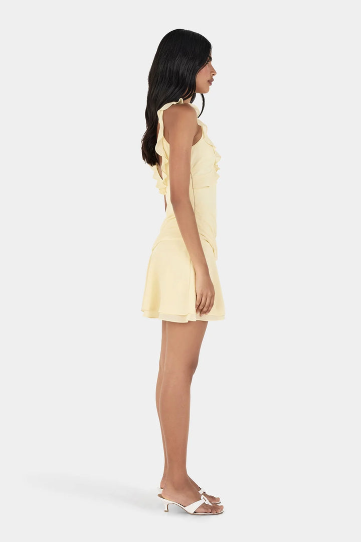Ownley Whitney Mini Dress - Butter Yellow