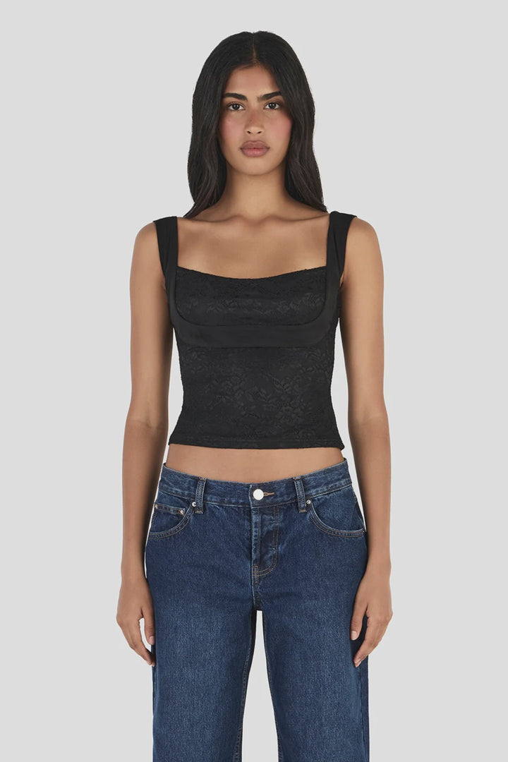 Ownley Alexia Top - Black