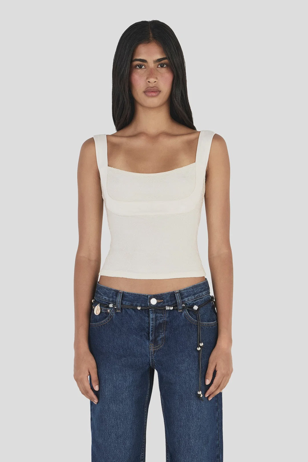 Ownley Alexia Top - Cream