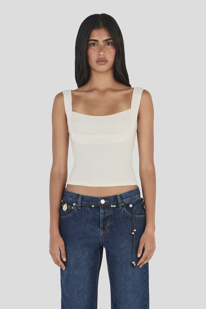 Ownley Alexia Top - Cream