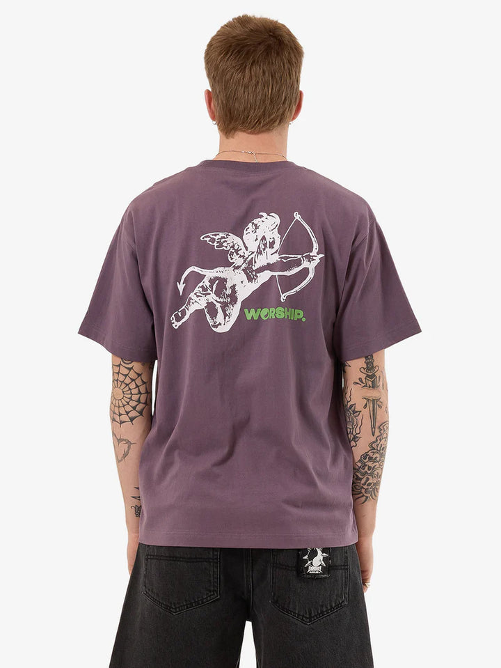 Worship Supplies Cherub Tee - Purple Reign