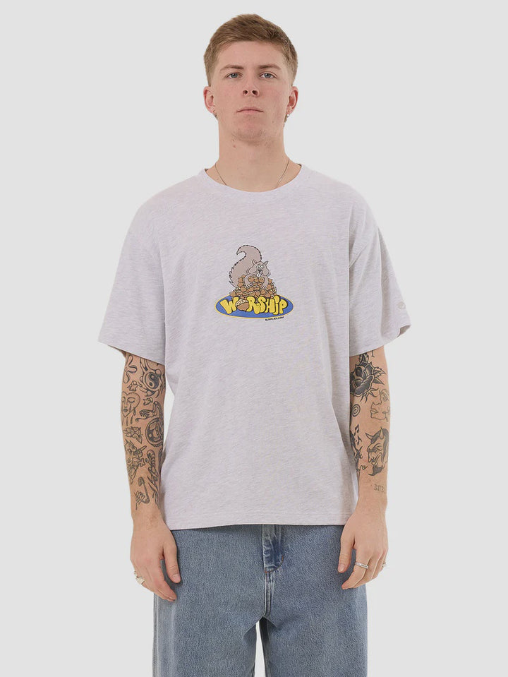 Worship Supplies Going Nuts Tee - Snow Marle