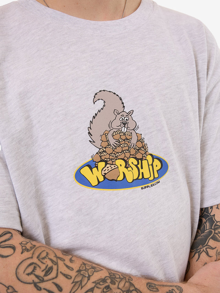 Worship Supplies Going Nuts Tee - Snow Marle