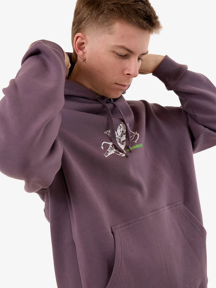 Worship Supplies Cherub Pull Over Hood - Purple Reign