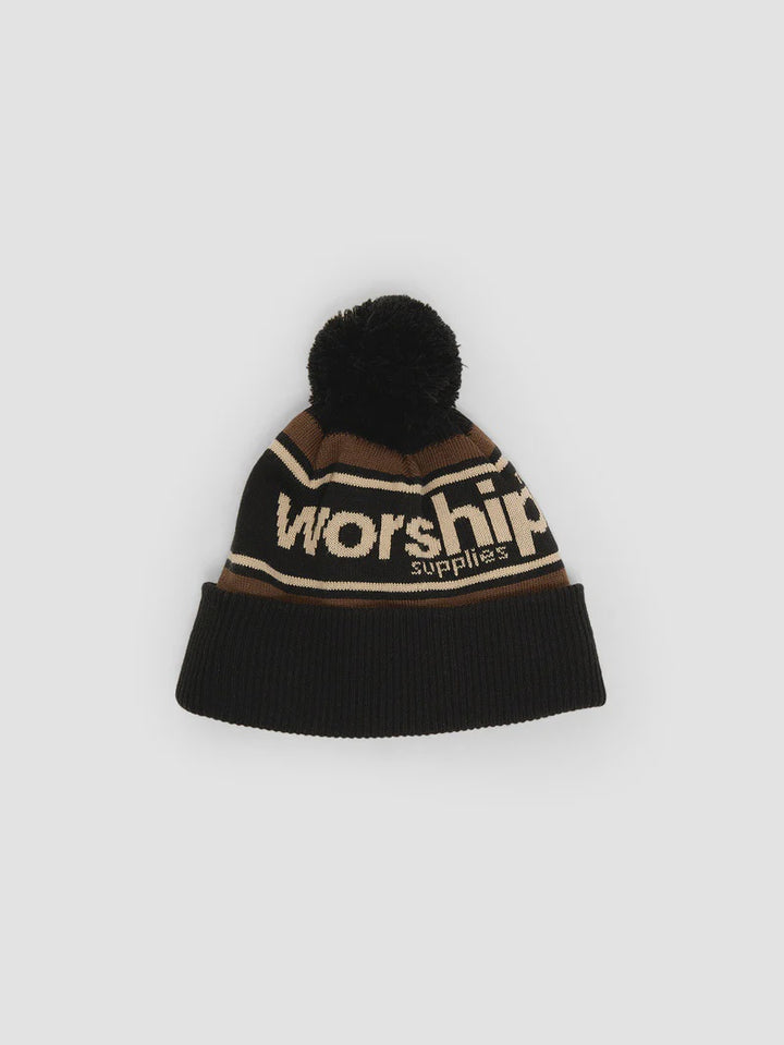 Worship Supplies Harry Stripe Beanie - Black
