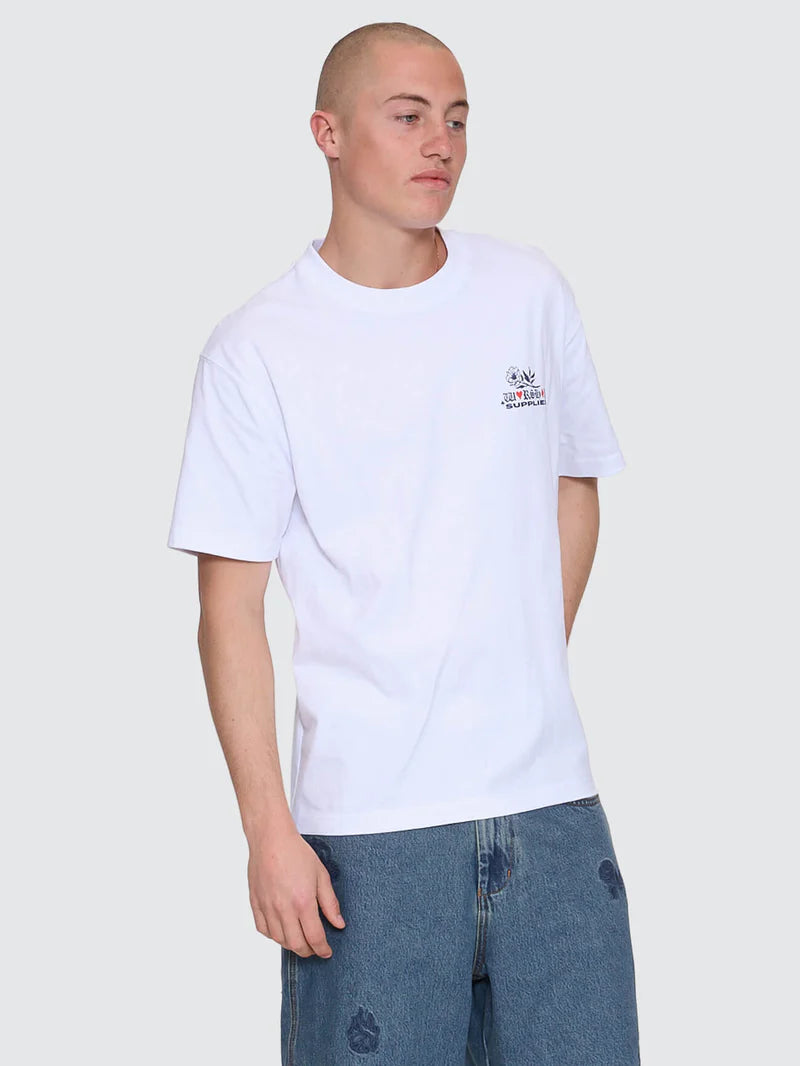 Worship Supplies Scratch Tee - White