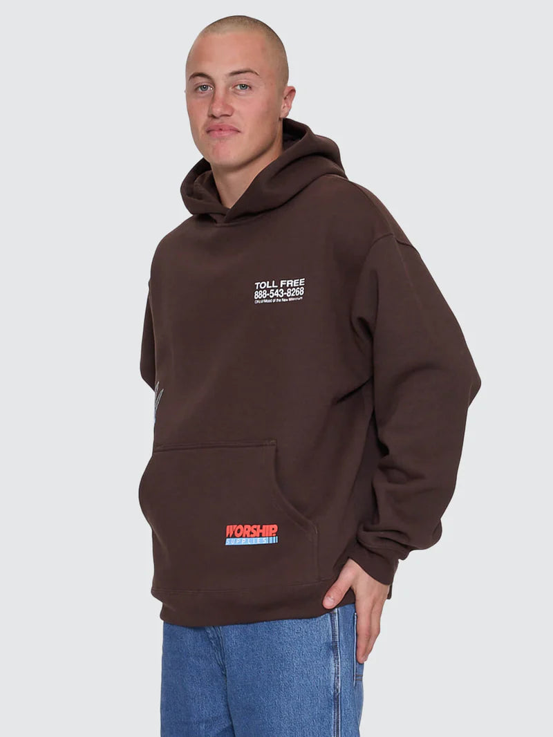Worship Preparation Pullover Hood - Ganache