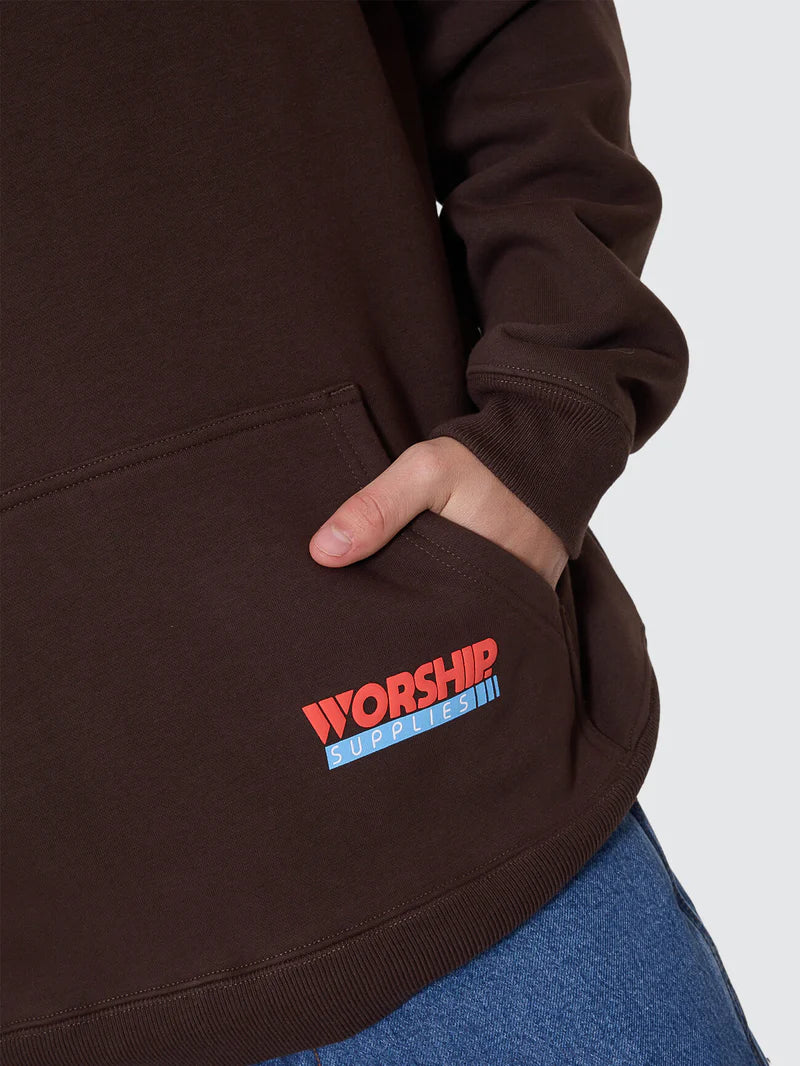 Worship Preparation Pullover Hood - Ganache