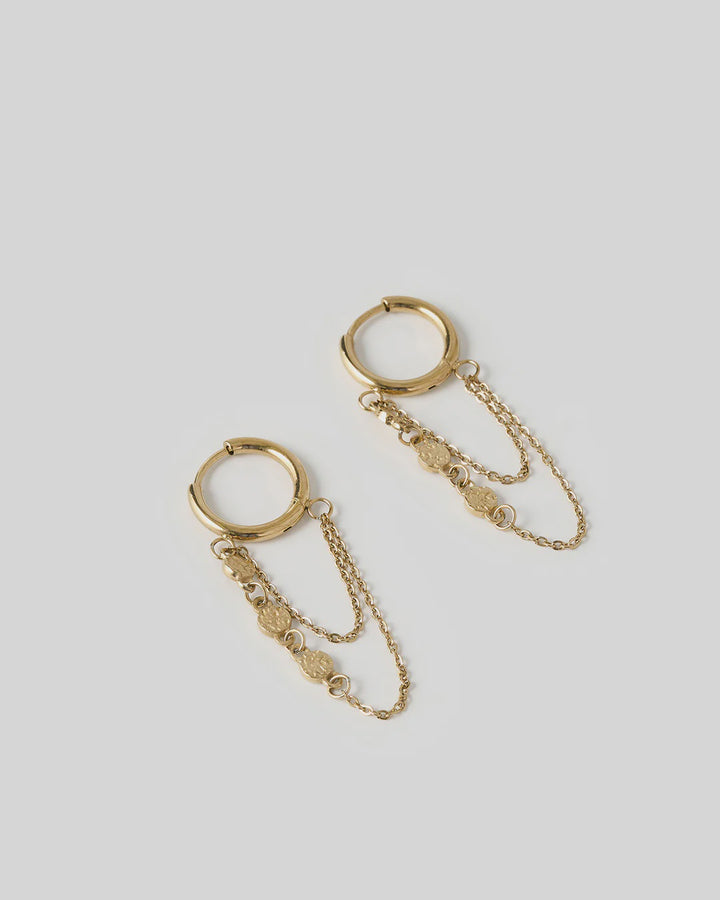 Arms Of Eve Paloma Gold Huggie Earrings