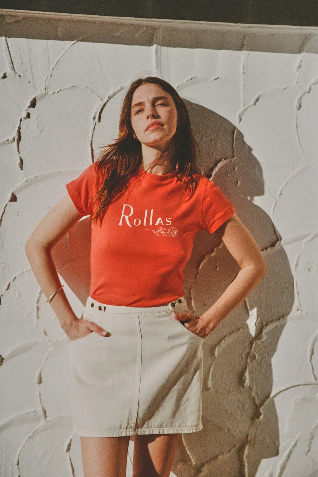 Rolla's Classic Tee - Summer Rose - Cherry