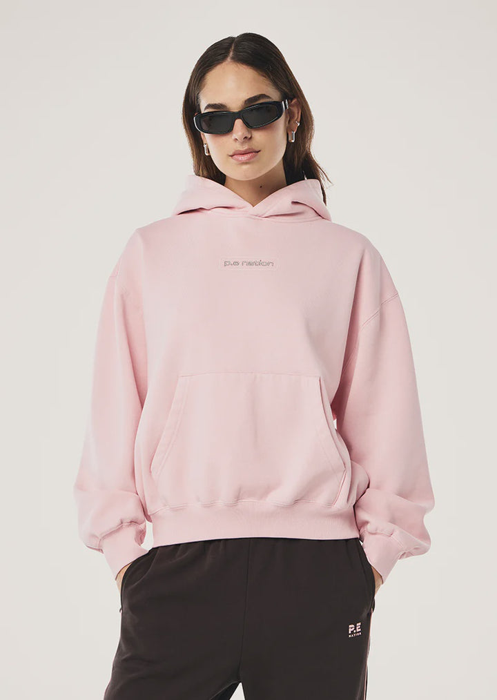 P.E Nation Peak Hoodie - Washed Chalk Pink