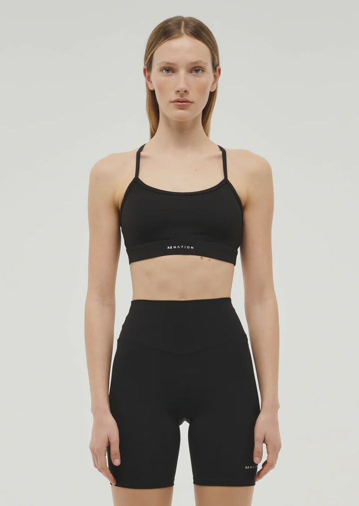 P.E Nation Signature Sports Bra - Black