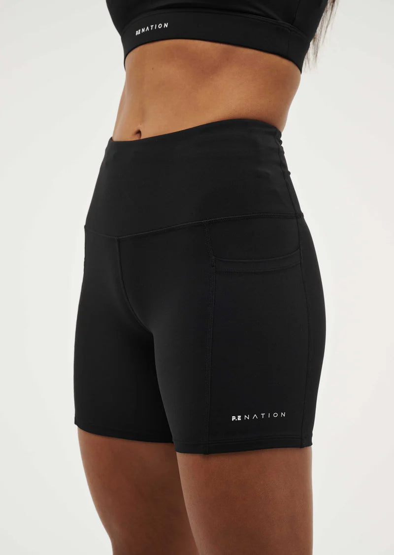 P.E Nation Recalibrate 5" Bike Short - Black