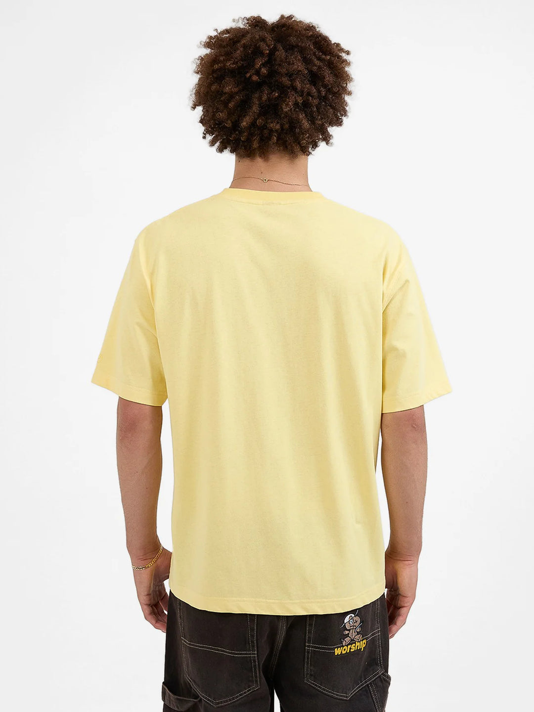 Worship Supplies Dejavoodoo Tee - Popcorn Yellow