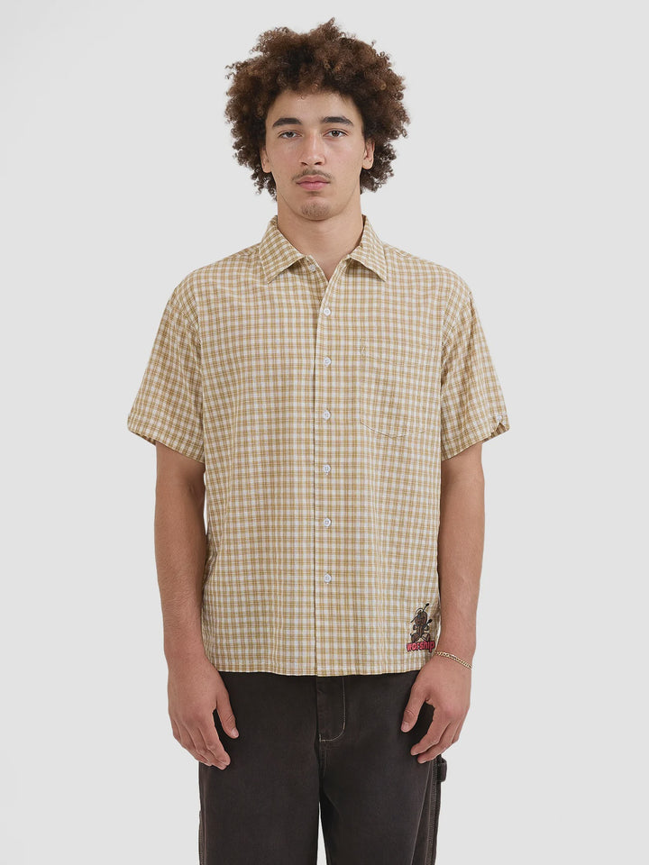 Worship Supplies Dejavoodoo Short Sleeve Shirt - Popcorn Yellow