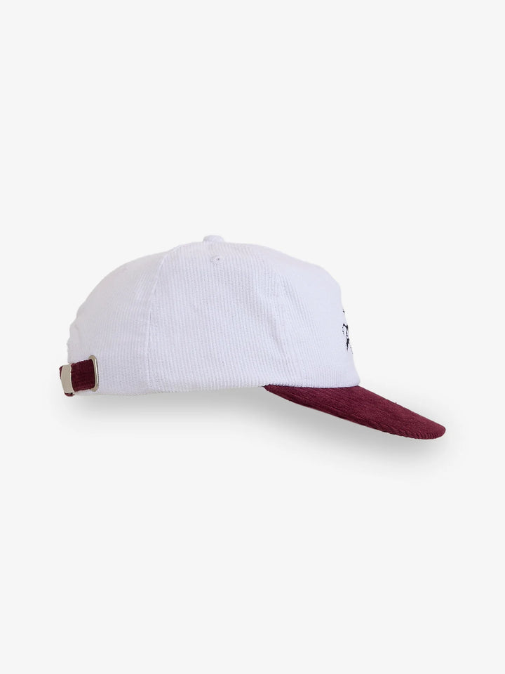 Worship Supplies Cherub Cord Hat- Cream/Wine