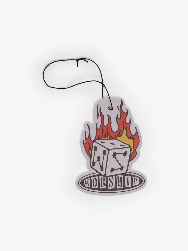 Worship Supplies Snake Eyes/On A Roll Car Freshener - White