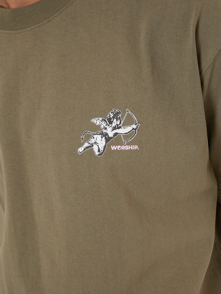 Worship Supplie Cherub Tee - Kelp